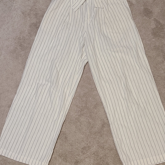 Linen Cotton Wide Straight Pants - Picture 5 of 5